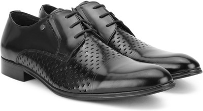 

Pavers England Genuine Leather Lace Up For Men(Black