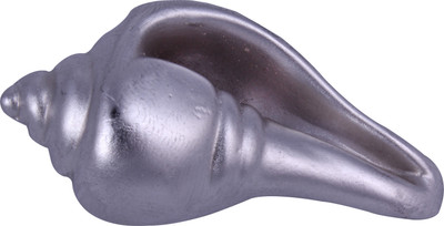 ellegent exports Parad Shankh Decorative Showpiece  -  2 cm(Mercury, Silver)