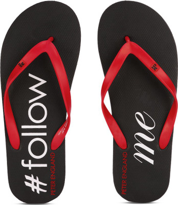 

Peter England PE Slippers, Black