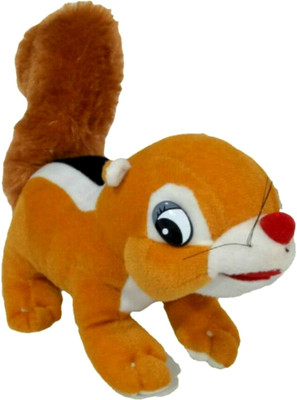

SpotDeal soft 03 squirrel Soft Toy - 10 cm(Multicolor)
