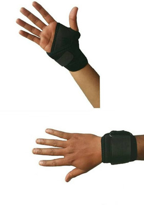 

Sports Solutions Best Quality Wrist Supports and Thumb wrist supports Thumb Support(Black
