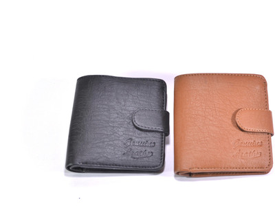 

FULTEN Men Black, Tan Artificial Leather Money Clip(4 Card Slots)