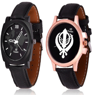 

X5 Fusion BLK_STRP_MAP_PLUS_RED_CAS_SIKH Watch - For Men