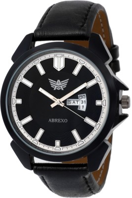 Abrexo Abx-4121BLK Premium Dial Day and Date Series Watch  - For Men   Watches  (Abrexo)