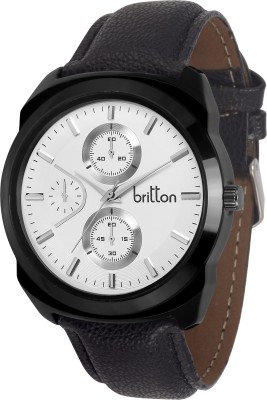 BRITTON BR-GR0166-WHT-BLK Watch  - For Men   Watches  (Britton)