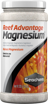 

Seachem Reef Advantage Magnesium (300g/10.6oz) | Concentrated, blended, ionically balanced magnesium source | Contains NO Ammonia | Vitally important in preventing ionic imbalance | Magnetic Aquarium Cleaner( )