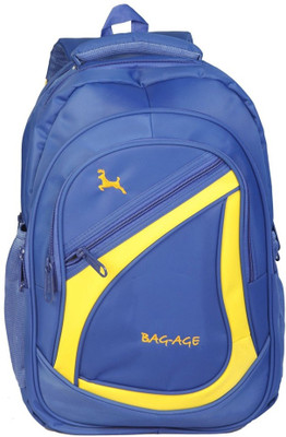 

Bag Age Spicy Satine Blue Yellow 24 L Backpack(Blue)