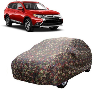 MoTRoX Car Cover For Mitsubishi Outlander (With Mirror Pockets)(Multicolor)