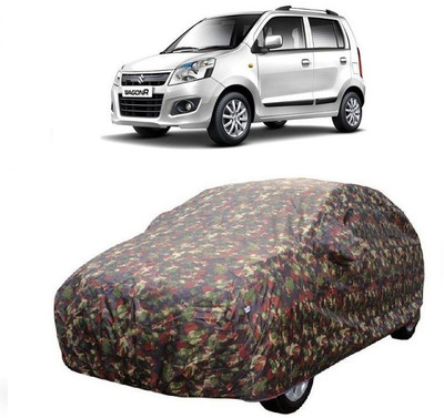 MoTRoX Car Cover For Maruti Suzuki WagonR (With Mirror Pockets)(Multicolor)