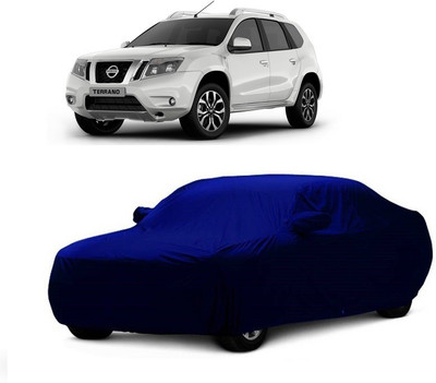 MoTRoX Car Cover For Nissan Terrano (With Mirror Pockets)(Blue)