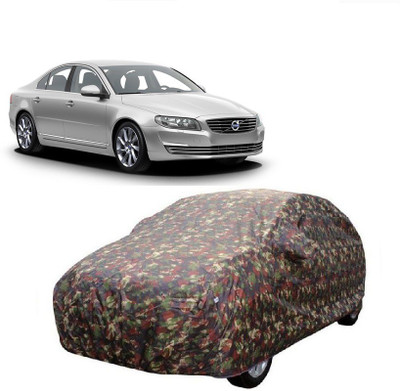MoTRoX Car Cover For Volvo S80 (With Mirror Pockets)(Multicolor)