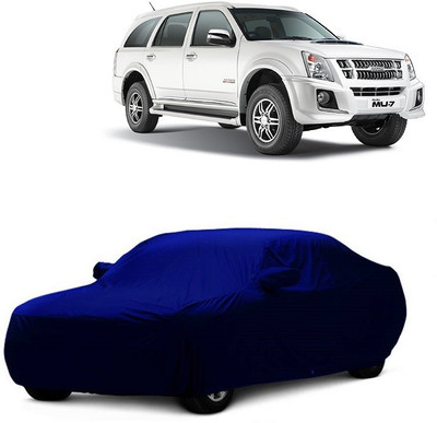 MoTRoX Car Cover For Isuzu MU-7 (With Mirror Pockets)(Blue)