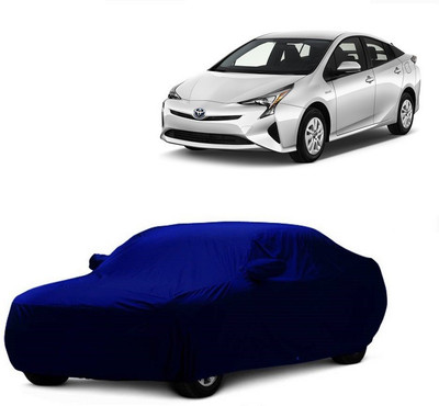 MoTRoX Car Cover For Toyota Prius (With Mirror Pockets)(Blue)