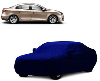 MoTRoX Car Cover For Renault Fluence (With Mirror Pockets)(Blue)