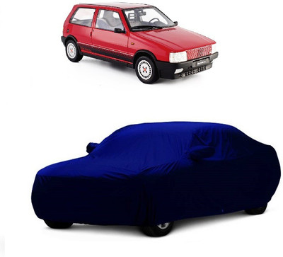 MoTRoX Car Cover For Fiat Uno (With Mirror Pockets)(Blue)