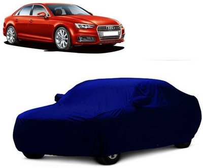 MoTRoX Car Cover For Audi A6 (With Mirror Pockets)(Blue)