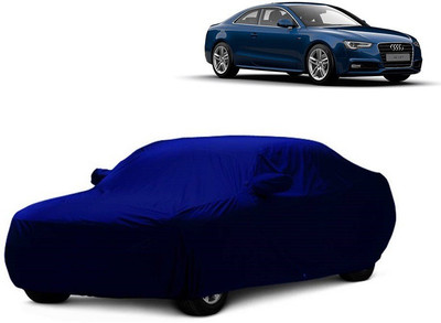 MoTRoX Car Cover For Audi A5 (With Mirror Pockets)(Blue)