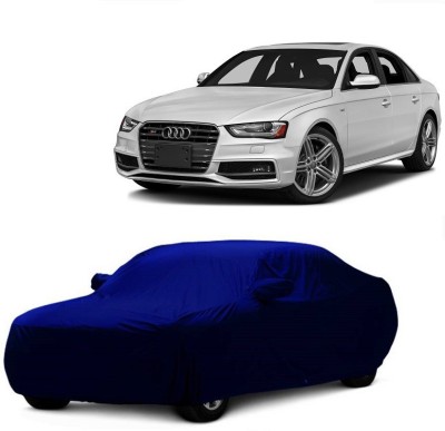 MoTRoX Car Cover For Audi S4 (With Mirror Pockets)(Blue)