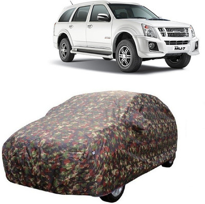 MoTRoX Car Cover For Isuzu MU-7 (With Mirror Pockets)(Multicolor)