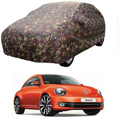 MoTRoX Car Cover For Volkswagen Beetle (With Mirror Pockets)(Multicolor)
