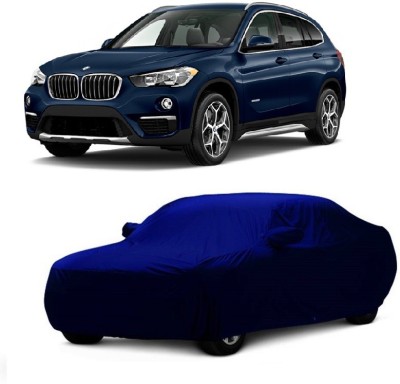 MoTRoX Car Cover For BMW X1 (With Mirror Pockets)(Blue)