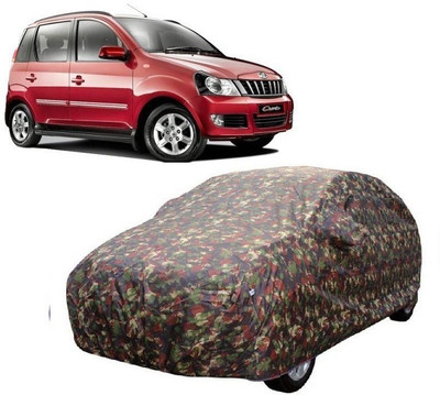 MoTRoX Car Cover For Mahindra Quanto (With Mirror Pockets)(Multicolor)