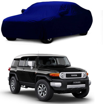 MoTRoX Car Cover For Toyota Cruiser (With Mirror Pockets)(Blue)