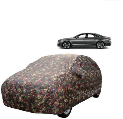 MoTRoX Car Cover For Audi S8 (With Mirror Pockets)(Multicolor)