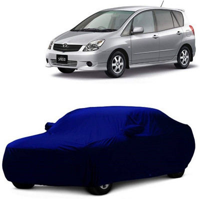 MoTRoX Car Cover For Toyota Spacio (With Mirror Pockets)(Blue)