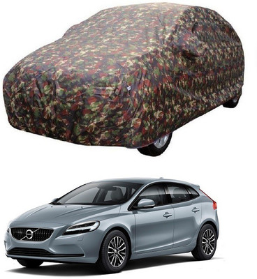MoTRoX Car Cover For Volvo V40 (With Mirror Pockets)(Multicolor)