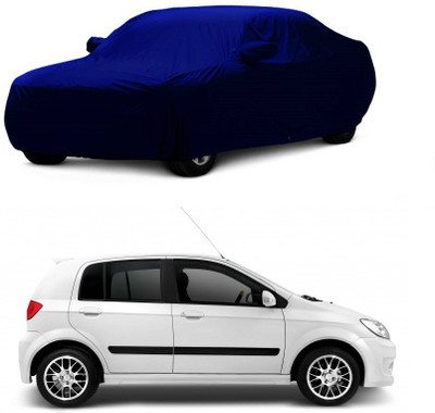 MoTRoX Car Cover For Hyundai Getz (With Mirror Pockets)(Blue)