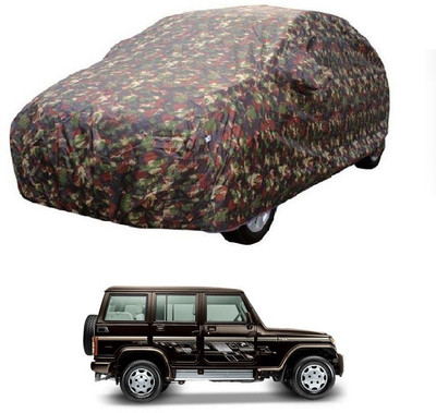 MoTRoX Car Cover For Mahindra Bolero (With Mirror Pockets)(Multicolor)
