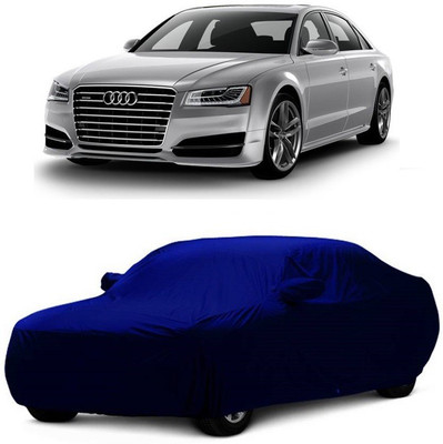MoTRoX Car Cover For Audi A8 (With Mirror Pockets)(Blue)