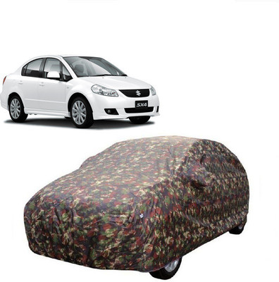 MoTRoX Car Cover For Maruti Suzuki SX4 (With Mirror Pockets)(Multicolor)