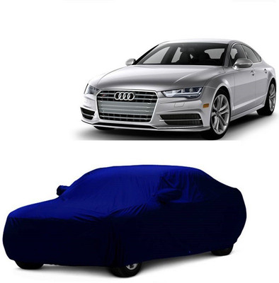 MoTRoX Car Cover For Audi S7 (With Mirror Pockets)(Blue)