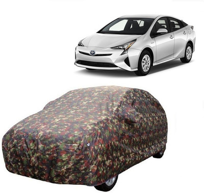 MoTRoX Car Cover For Toyota Prius (With Mirror Pockets)(Multicolor)