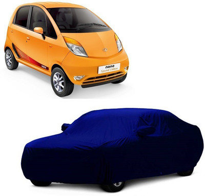 MoTRoX Car Cover For Tata Nano (With Mirror Pockets)(Blue)