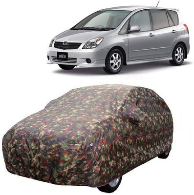 MoTRoX Car Cover For Toyota Spacio (With Mirror Pockets)(Multicolor)