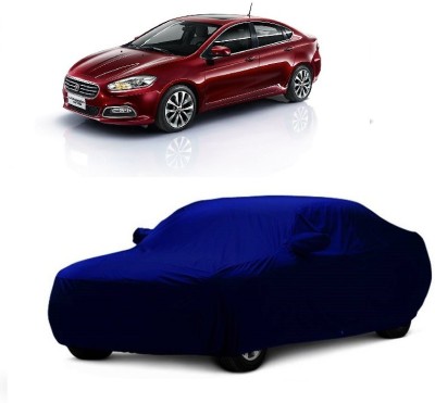 MoTRoX Car Cover For Fiat Viaggio (With Mirror Pockets)(Blue)