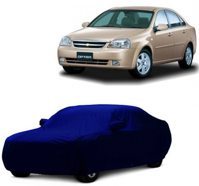 MoTRoX Car Cover For Chevrolet Optra (With Mirror Pockets)(Blue)