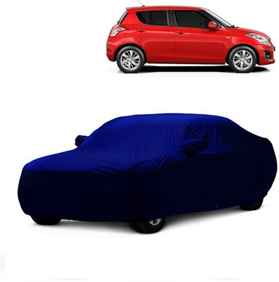 MoTRoX Car Cover For Maruti Suzuki Swift (With Mirror Pockets)(Blue)