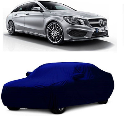 MoTRoX Car Cover For Mercedes Benz CLA (With Mirror Pockets)(Blue)