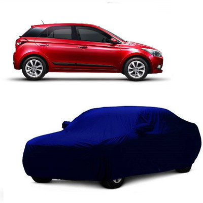 MoTRoX Car Cover For Hyundai i20 (With Mirror Pockets)(Blue)