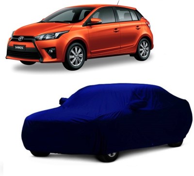 MoTRoX Car Cover For Toyota Yaris (With Mirror Pockets)(Blue)