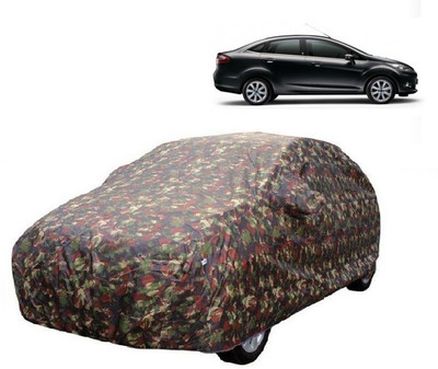 MoTRoX Car Cover For Ford Fiesta Old (With Mirror Pockets)(Multicolor)