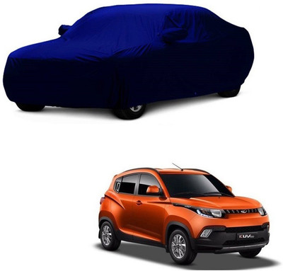 MoTRoX Car Cover For Mahindra KUV100 (With Mirror Pockets)(Blue)