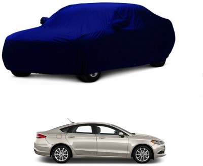 MoTRoX Car Cover For Ford Fusion (With Mirror Pockets)(Blue)