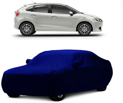 MoTRoX Car Cover For Maruti Suzuki Baleno (With Mirror Pockets)(Blue)