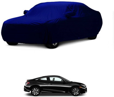 MoTRoX Car Cover For Honda Civic (With Mirror Pockets)(Blue)