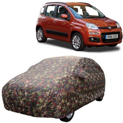 MoTRoX Car Cover For Fiat Panda (With Mirror Pockets)(Multicolor)